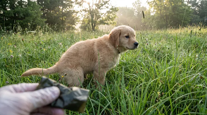 Guide des couleurs des selles de chiot : ce qui est normal et ce qui ne l'est pas