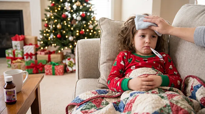 Quando la malattia rovina le festività: come salvare le giornate speciali quando tuo figlio non sta bene