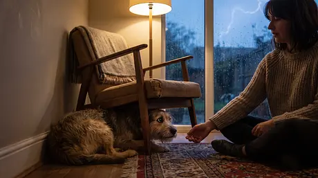 Angst voor onweer en vuurwerk bij honden