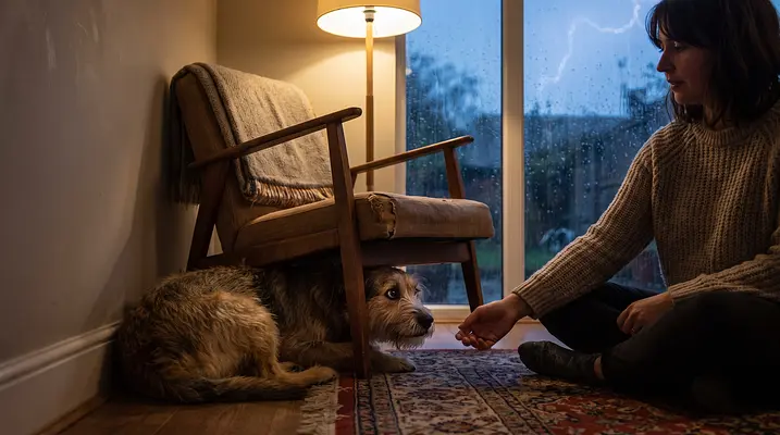 Thunderstorm and Fireworks Fear in Dogs
