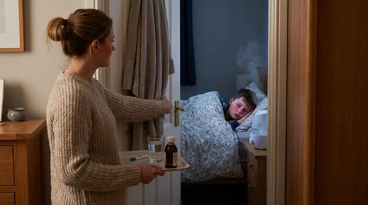 Een ziekte dag voorkomen dat het hele huis overneemt