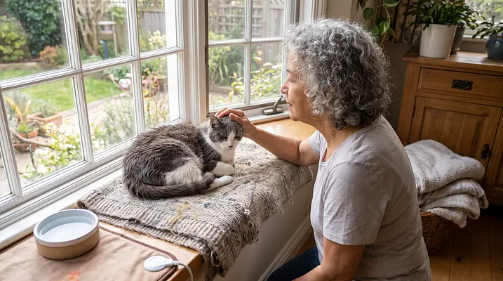 Senior Cat Care: Kidney Health, Weight, and Comfort
